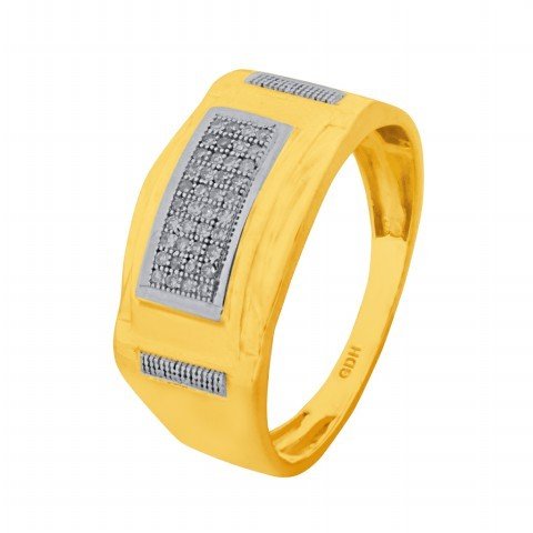 10K 0.12CT D-RING MEN RDS MP
